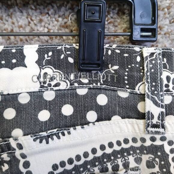 Current Elliott The Seamstress Patchwork Skinny Jeans Size 28 - Picture 8 of 14